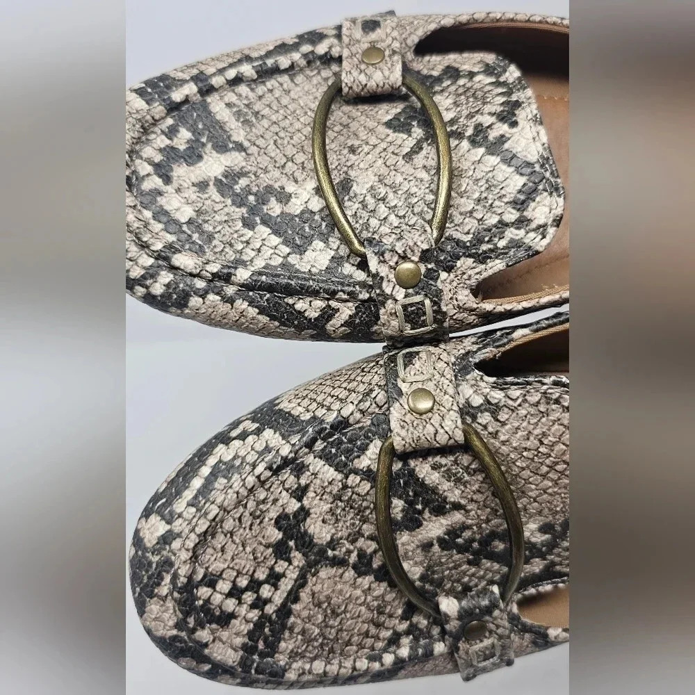 Baretraps KELLYE Loafers Snake Print Women's Size 7.5 M - Picture 5 of 16